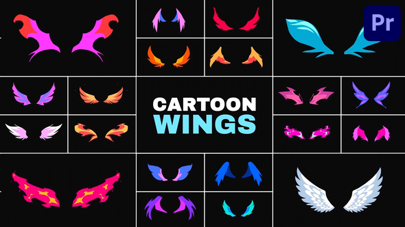 VideoHive Cartoon Wings for Premiere Pro