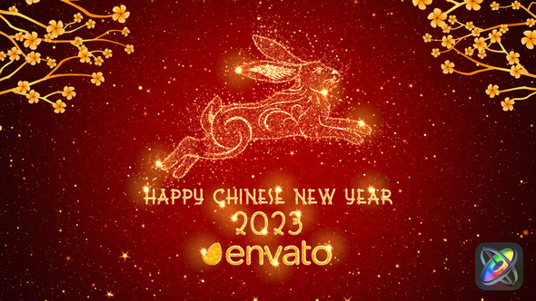 VideoHive Chinese New Year Greetings 2023 Apple Motion