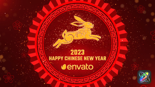 VideoHive Chinese New Year Wishes 2023 Apple Motion