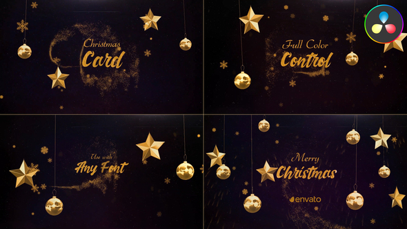 VideoHive Christmas Card for DaVinci Resolve