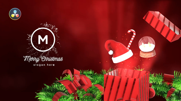 VideoHive Christmas Gift Box Logo Reveal