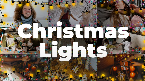 VideoHive Christmas Lights – Garland Overlays | Final Cut Pro