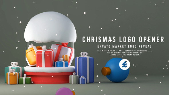 VideoHive Christmas Logo Reveal