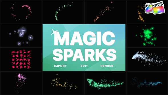 VideoHive Christmas Magic Sparks | FCPX