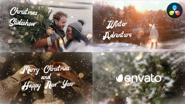 VideoHive Christmas Slideshow for DaVinci Resolve