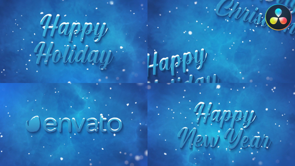 VideoHive Christmas Wishes for DaVinci Resolve