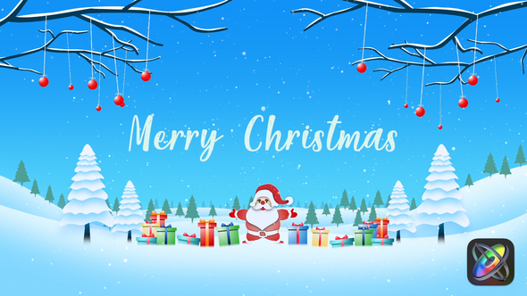 VideoHive Christmas Wishes Intro Apple Motion