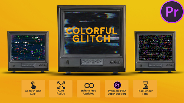 VideoHive Colorful Glitch Presets for Premiere Pro