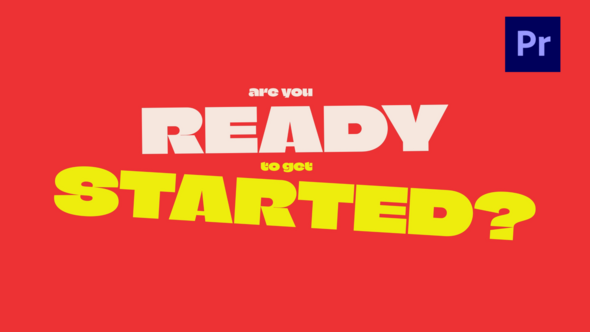 VideoHive Colorful Simple Text Transition / Pr