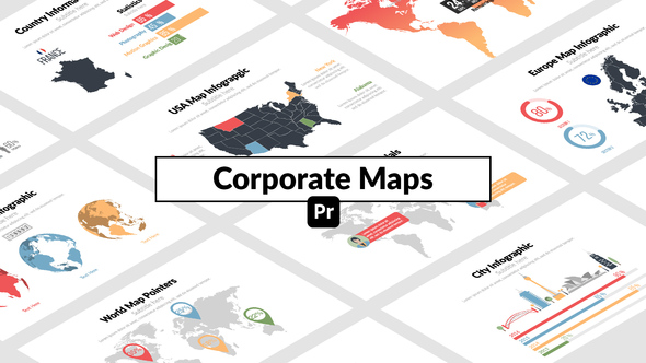 VideoHive Corporate Maps for Premiere Pro