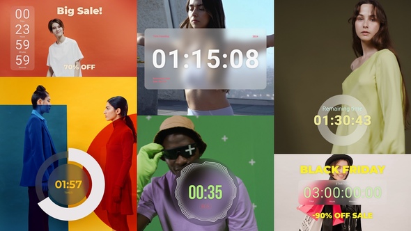 VideoHive Countdown Timers | MOGRT