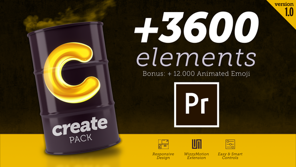 Motion Bro 4 Create Pack for Premiere Pro