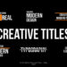 VideoHive Creative Titles | DaVinci Resolve Macro 42355632