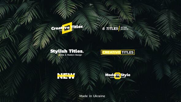 VideoHive Creative Titles V.2 | DaVinci Resolve Macro