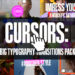 VideoHive Cursors: Big Typography Transitions Pack 54285505