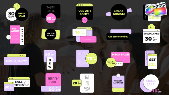 VideoHive Cute Sale Titles for FCPX
