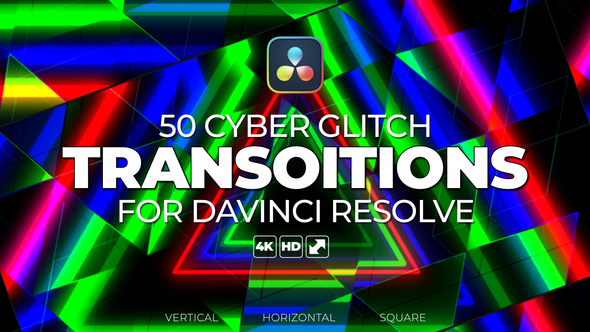 VideoHive Cyber Glitch Transition Pack