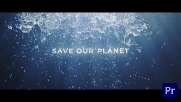 VideoHive Deep Underwater Ecology Ocean Trailer