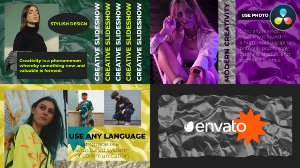 VideoHive Design Slideshow for DaVinci Resolve