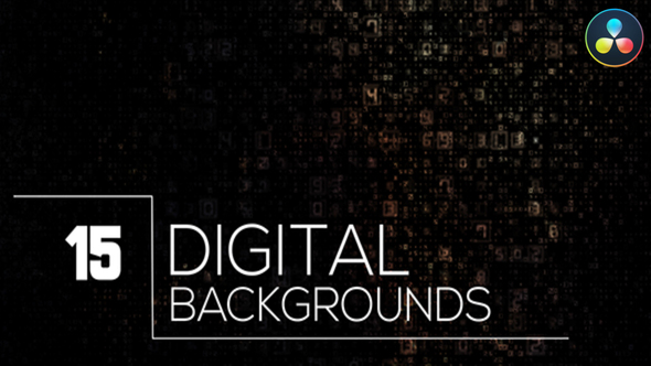 VideoHive Digital Backgrounds for DaVinci Resolve