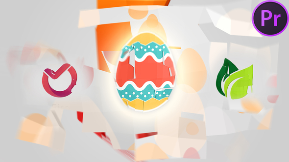 VideoHive Easter Folding Logo for Premiere Pro