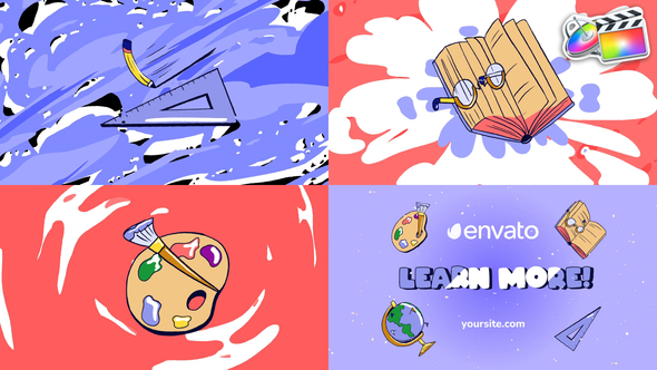 VideoHive Education Morphing Logo for FCPX
