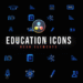 VideoHive Education Neon Icons 47400030