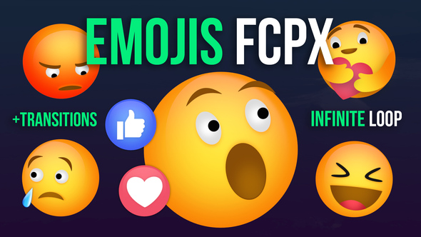 VideoHive Emoji Pack – Facebook Reactions