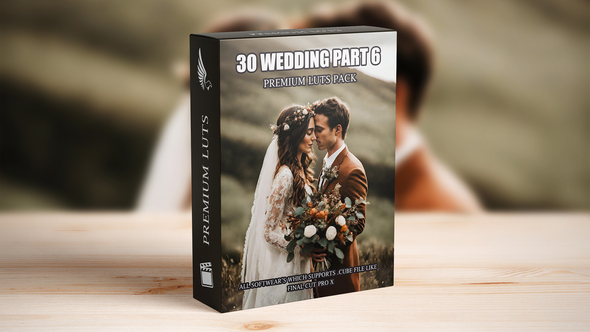 VideoHive Essential Wedding LUTs for Videography: 30 Cinematic Color Grading Presets