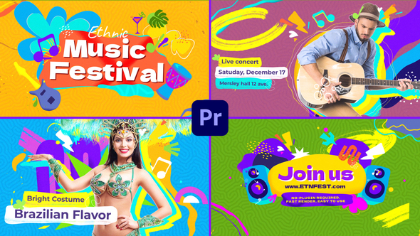 VideoHive Ethnic Music Festival Event Opener