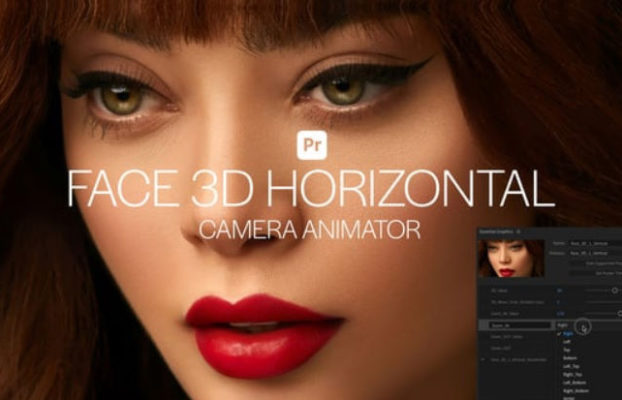 Videohive Face 3D Horizontal Camera Animator for Premiere Pro