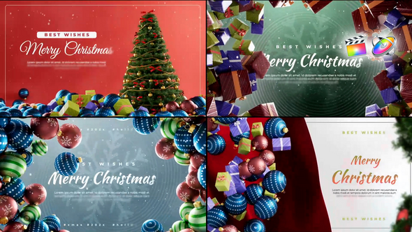 VideoHive Festive Christmas Greetings Pack
