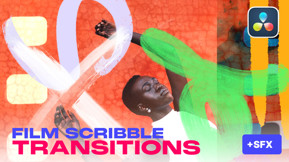 VideoHive Film Scribble Transitions