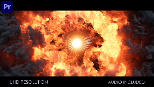 VideoHive Fire Vortex Logo for Premiere Pro