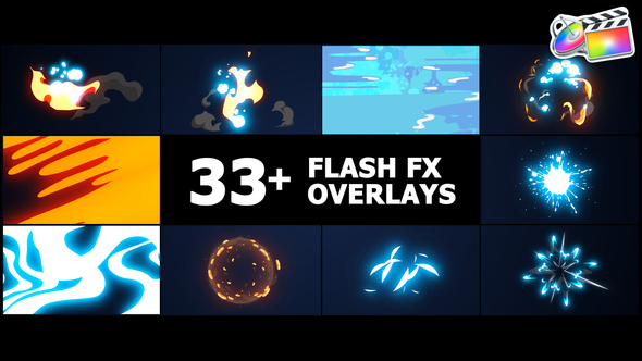 VideoHive Flash FX Overlay Pack | FCPX