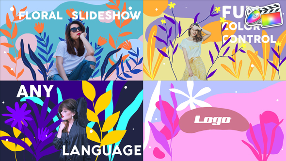 VideoHive Floral Slideshow | FCPX