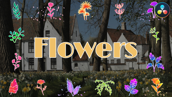 VideoHive Flowers Pack for DaVinci Resolve