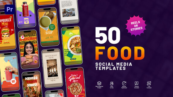 VideoHive Food Menu Instagram Stories