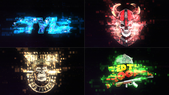 VideoHive Glitch Logo Intro