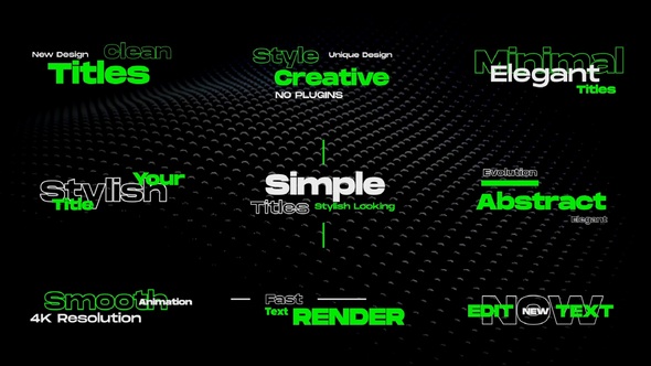 VideoHive Glitch Titles