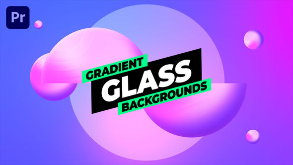 VideoHive Gradient Glass Backgrounds