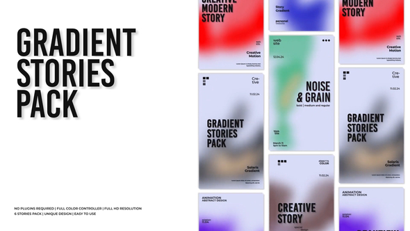VideoHive Gradient Stories
