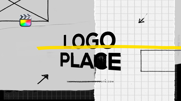 VideoHive Grunge Logo Scribble Paper