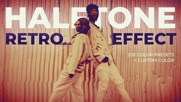 VideoHive Halftone Retro VHS Effects