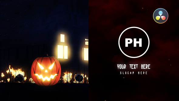VideoHive Halloween Dark Logo Reveal