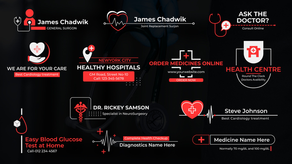 VideoHive Health Titles