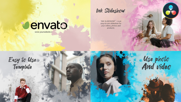 VideoHive Ink Slideshow for DaVinci Resolve