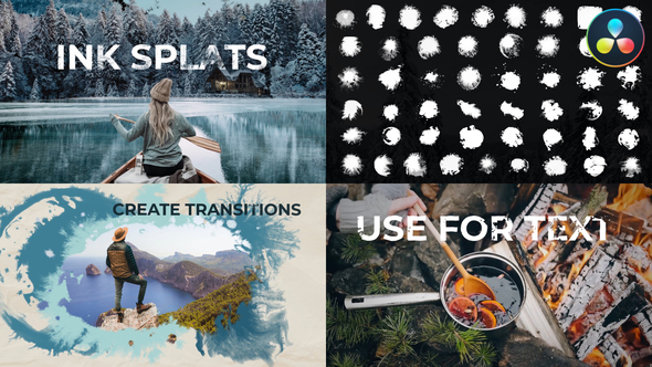 VideoHive Ink Splats | DaVinci Resolve