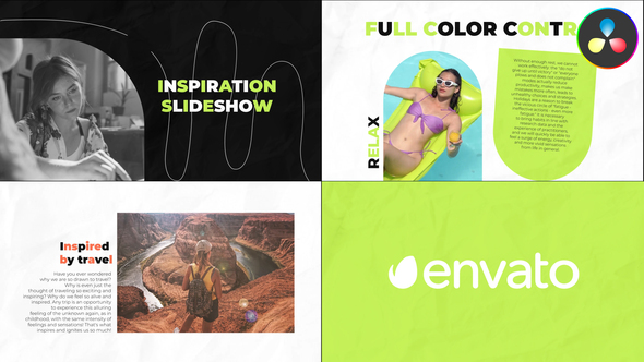 VideoHive Inspiration Slideshow for DaVinci Resolve