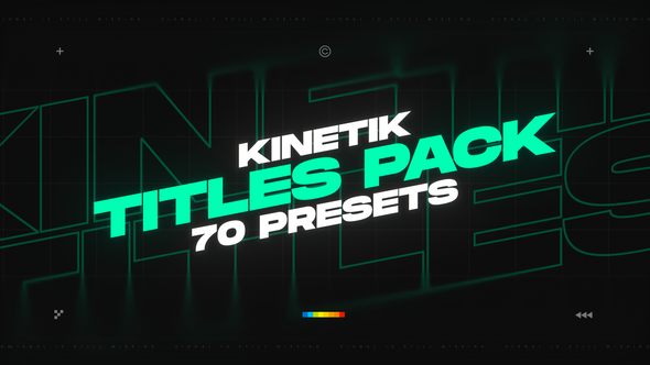 VideoHive Kinetic Titles for Premiere Pro